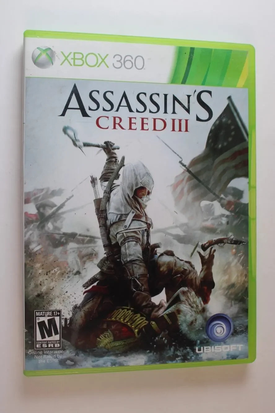 Assassin's Creed III (Microsoft Xbox 360) Authentic, Tested/works great